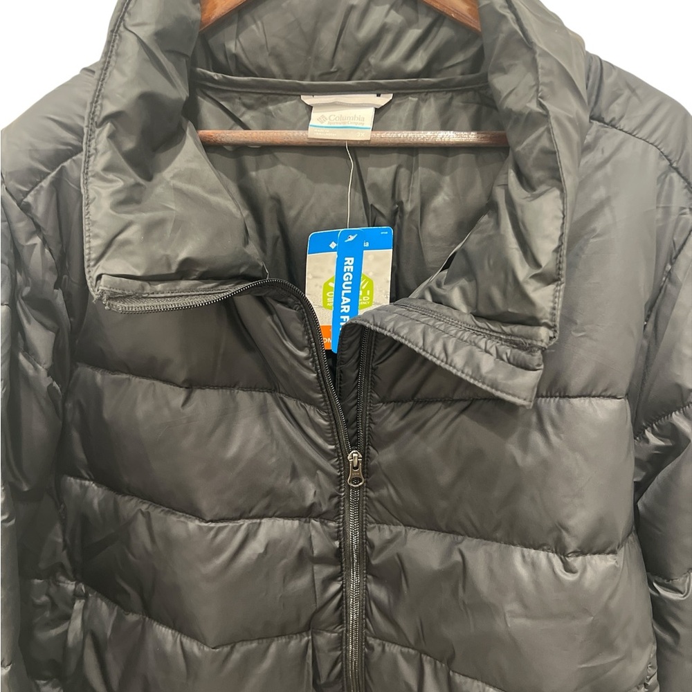 Columbia Black Puffer Jacket Women’s Size 3X Zip Front Lightweight Insulated NWT - Picture 3 of 7